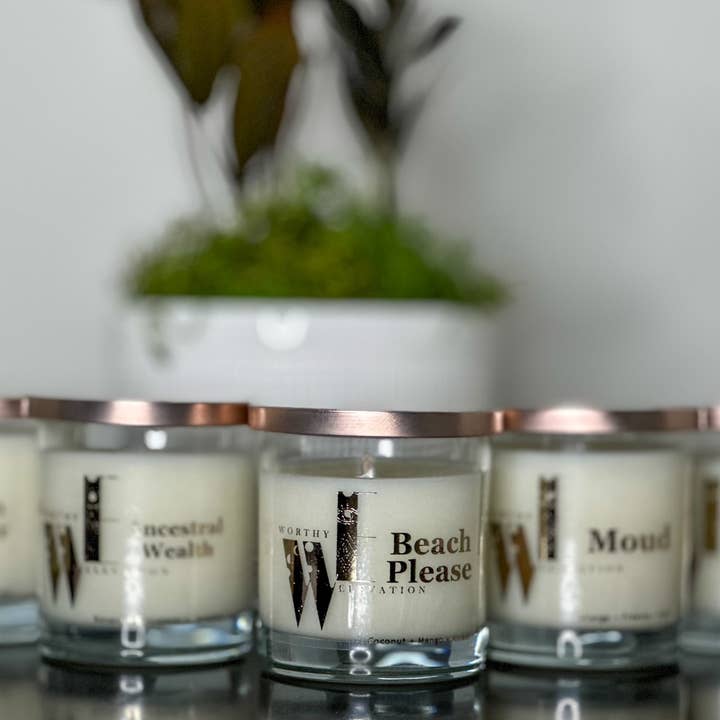 Worthy Elevation - Wholesale Jar/Filled Candle - Beach Please Floriental Scented Candle2