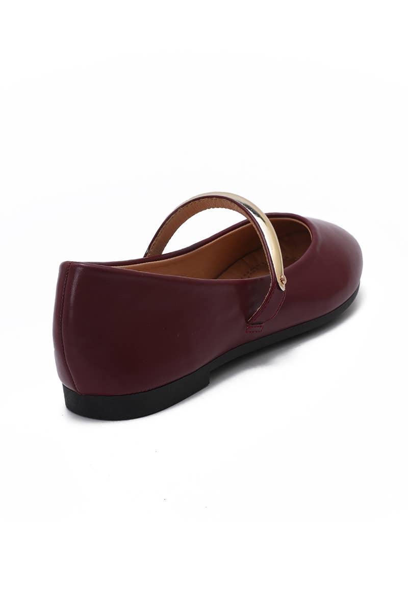 Joia Paris - Wholesale Flats/Loafers - Women's - Ballet flat with buckle, comfortable sole H8-972M23