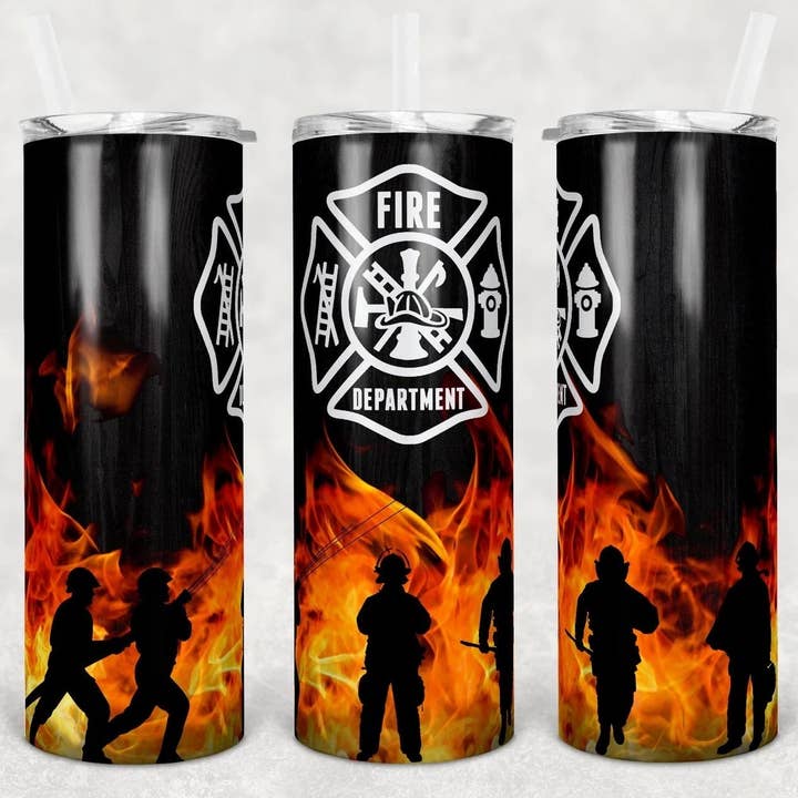 Enveloppe de Sublimation de Pompier pour Gobelets pour la vente par Hatch & Hug