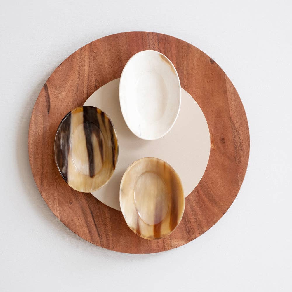 MAADILI COLLECTIVE - Wholesale Decorative Plate/Dish/Bowl - Oval Horn Bowl