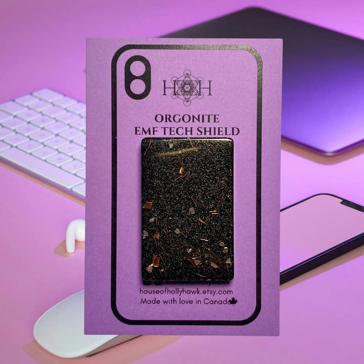 House of Hollyhawk - Wholesale Phone & Laptop Stickers - XL Orgonite EMF Shield