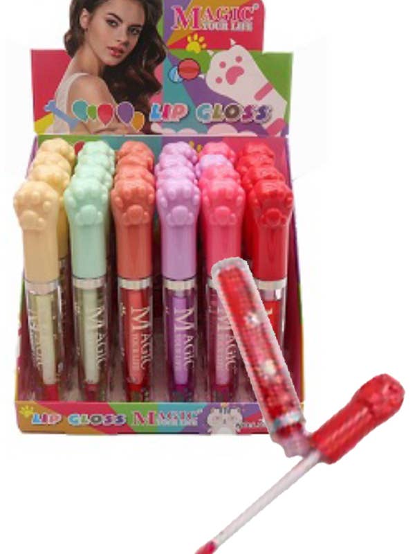 Brillo de labios con tinte líquido hidratante con forma de pata de perro para venta al por mayor de Cap Zone