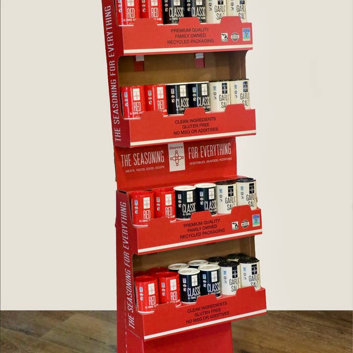 Shifty's Seasoning - Wholesale Retailer Display - Food & Drink - Shifty's Floor Shipper0
