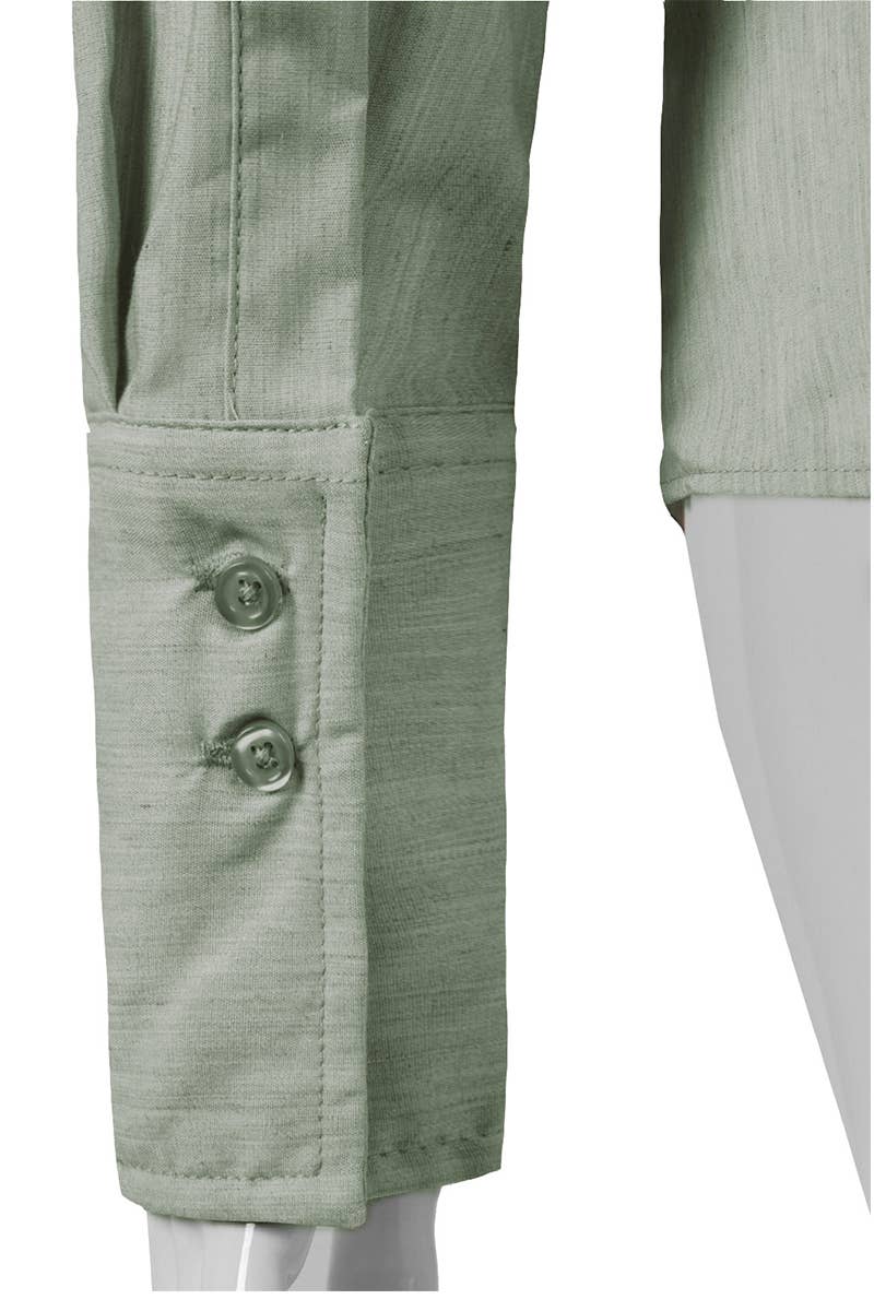 NINEXIS - Vente Chemise à col boutonné – femme - CWTDSL028_Chemises à col boutonné à manches longues49