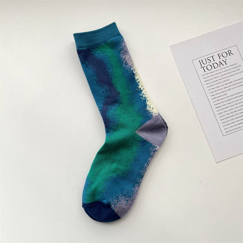 alberalkirk - Wholesale Socks – Women's - Gradient Color Combed Cotton Socks Women Korean Style M5A0130