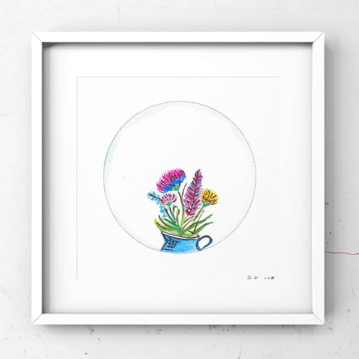 Art mural de fleurs sauvages pour la vente par RainbowRaindrops