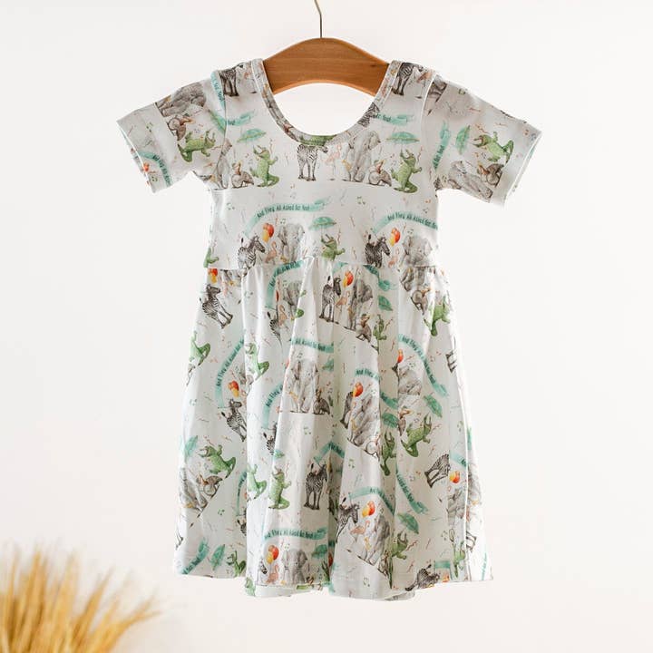 And They All Asked for You Organic Cotton Twirl Dress for wholesale by Nola Tawk