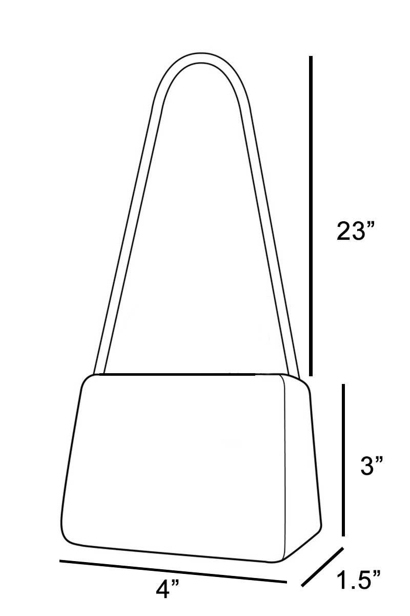 Collections by Fame Accessories - Wholesale Clutch Bag - Women's - Metallic Bubble Rectangular Clutch Coin Purse3