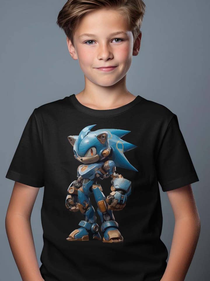 IALD - Wholesale Screen Printed T-Shirt - Kids - Boy's Round Neck T-Shirt | sonibot