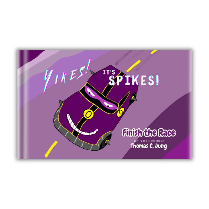 LIVRE 3 Terminez la course | Yikes ! C'est Spikes ! pour la vente par Jung Works