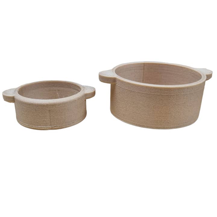 Setaccio mini in PLA con particelle di legno per la vendita all'ingrosso da parte di Kiddi