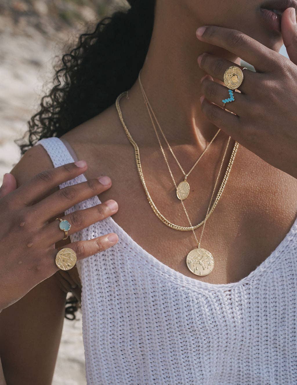 Studio Grun - Wholesale Pendant/Charm Necklace - Mountain Token Necklace2