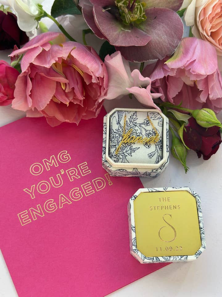 Fiancée Necklace + Balboa Necklace Box Bundle for wholesale by The Mrs. Box