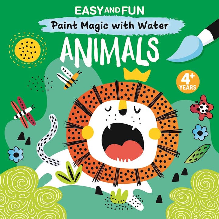 Fox Chapel Publishing - Wholesale Coloring Book - Kids & Baby - Easy and Fun Paint Magic with Water: Animals0