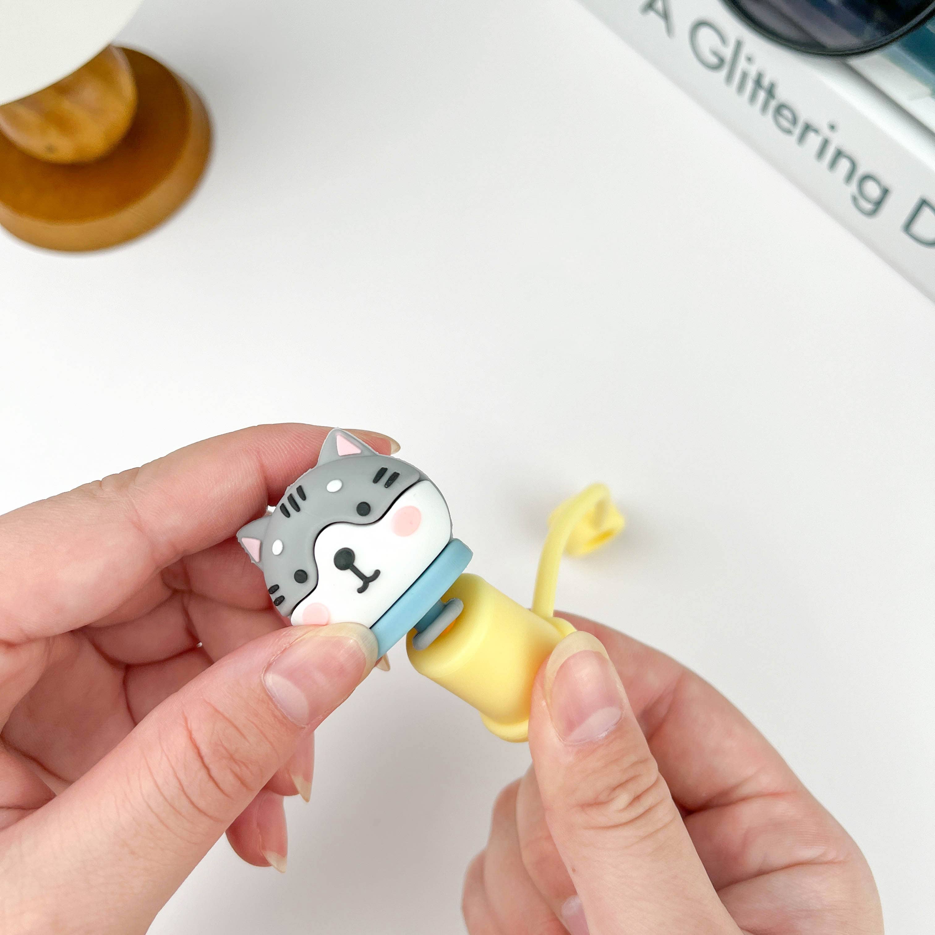 SoapElenGlen - Wholesale Drinking Straw - Straw Toppers Cute Animals Style Straw Cover8