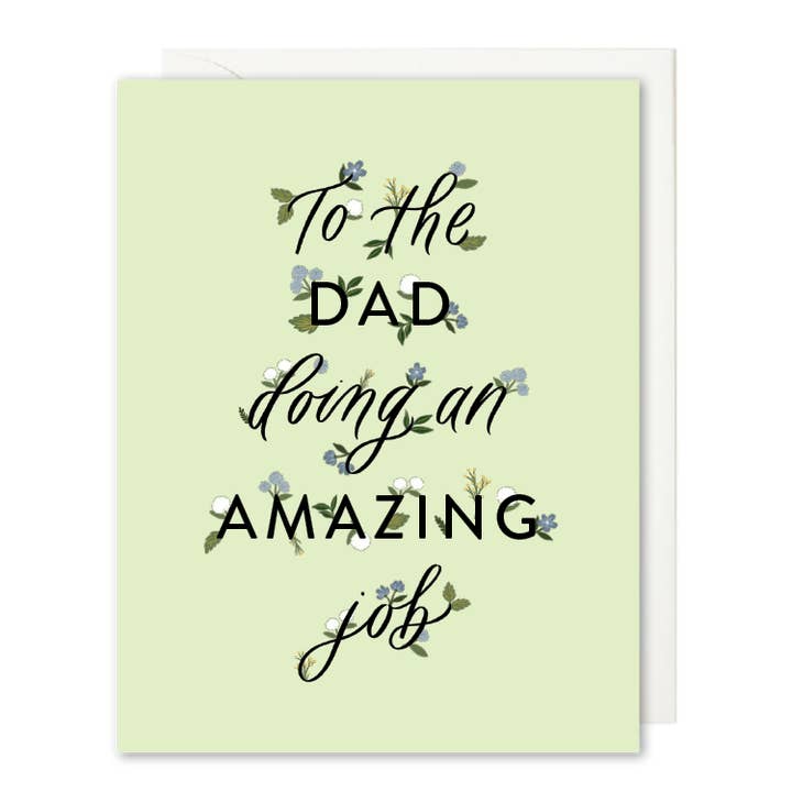 Para o Pai que Está a Fazer um Trabalho Incrível Cartão do Dia do Pai por atacado de Selah Paper