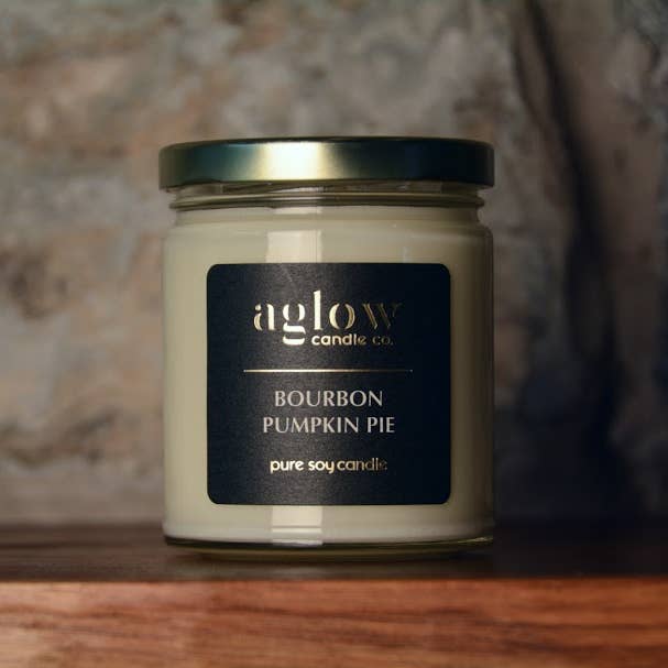 Bourbon Pumpkin Pie for wholesale by Aglow Candle Co.