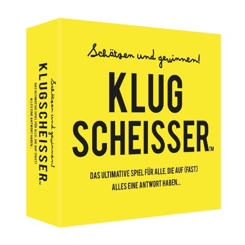 DE Klugscheisser - SCHÄTZEN UND GEWINNEN for wholesale by Hygge Games EU