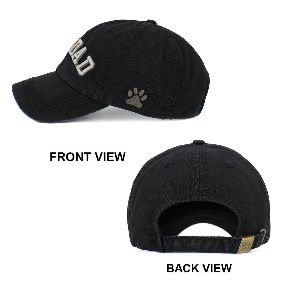 Sensibling Corp. - Wholesale Baseball Cap - Men's - Dog Dad Message Vintage Baseball Cap7