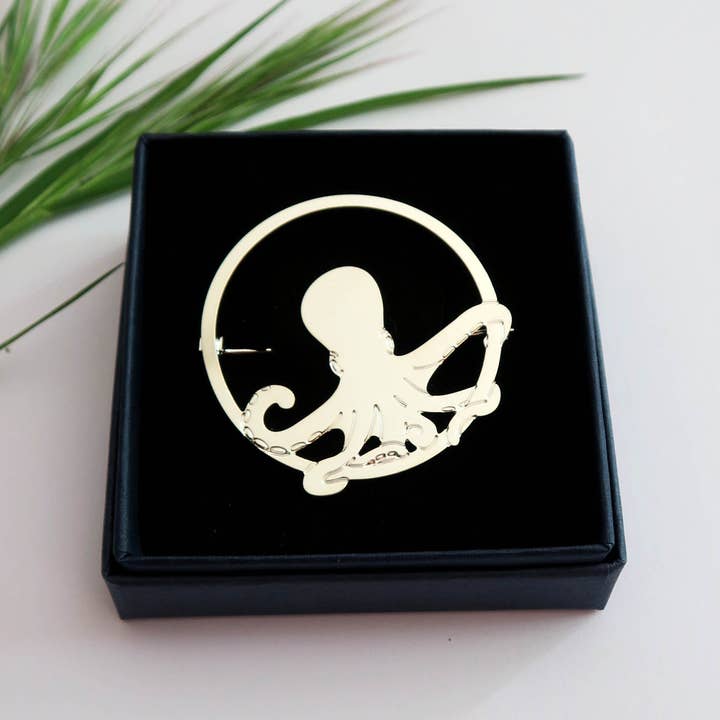 Hirondelle Bijoux - Wholesale Brooch - Octopus brooch