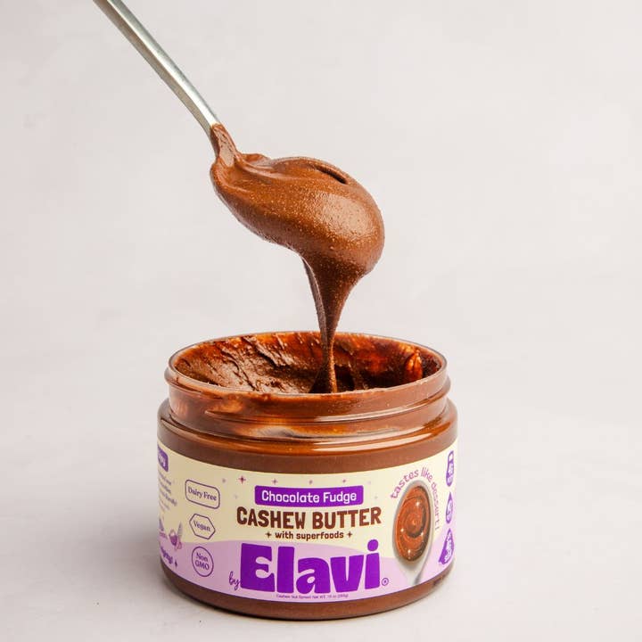 Elavi - Wholesale Nut Butter - Chocolate Fudge Cashew Butter w/ Antioxidants: Vegan1