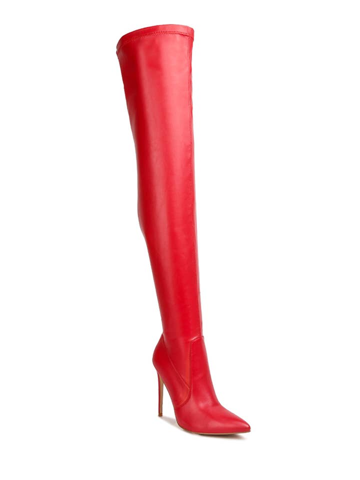 Gush Over Knee High Heel Boots for wholesale by Rag Company