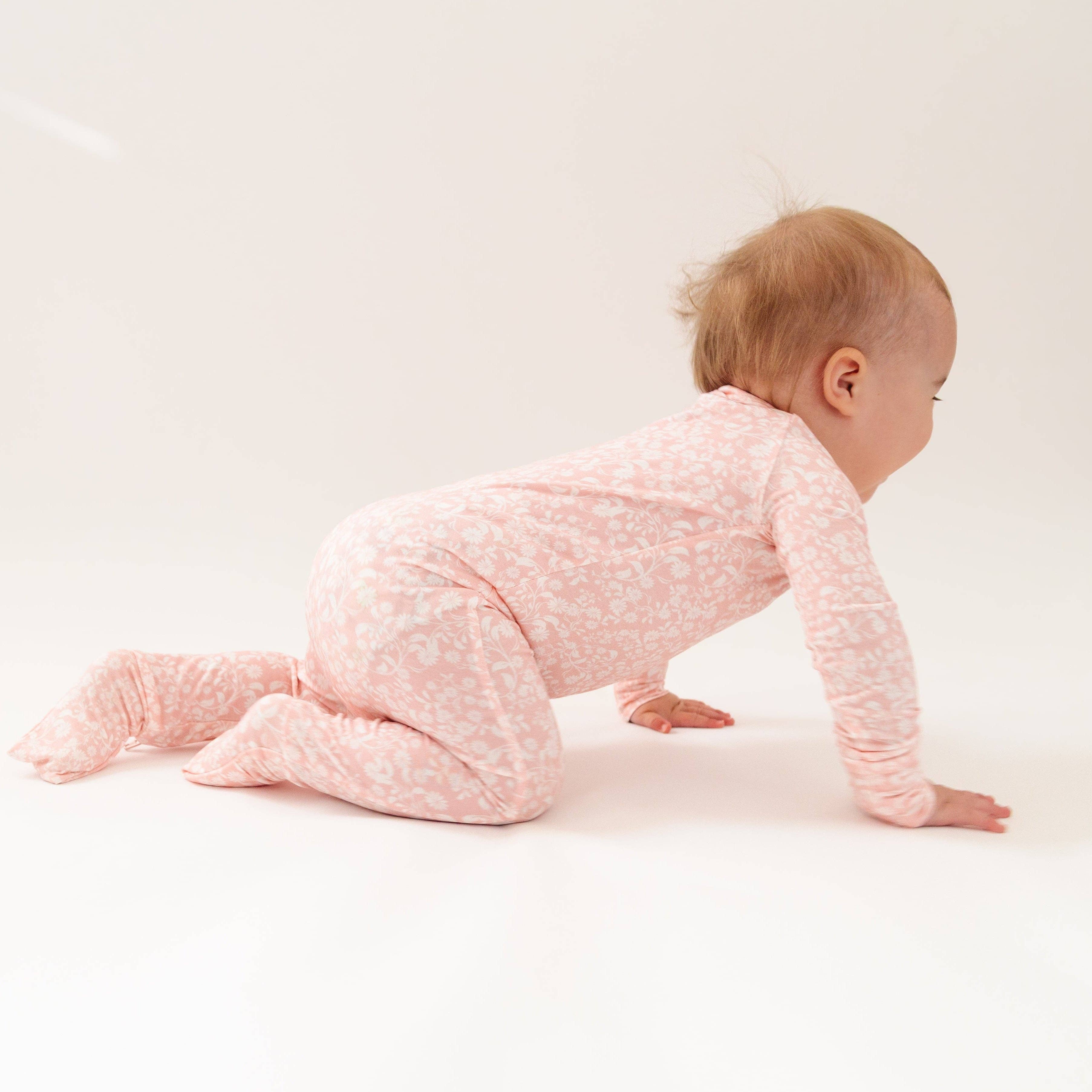 Motette – Fato de dormir – Bebé por atacado – Petite Fleur Bamboo Dorminhoco3