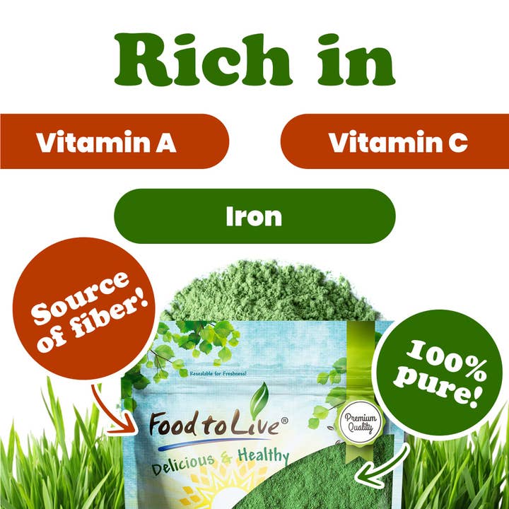 Food To Live - Wholesale Protein/Superfood Powder - Wheatgrass Powder – Superfood, Rich in Vitamins & Nutrients.4