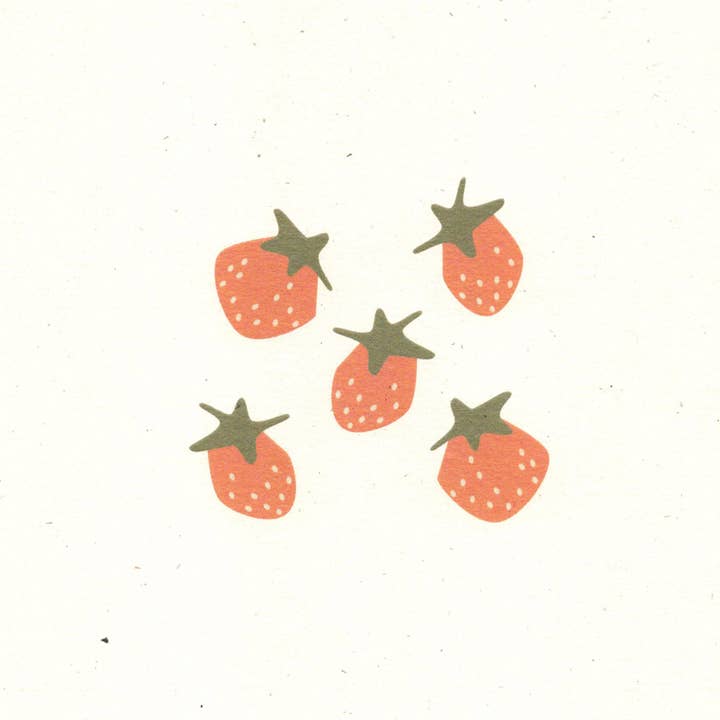 Nursery Print – Strawberries for wholesale by Oolie