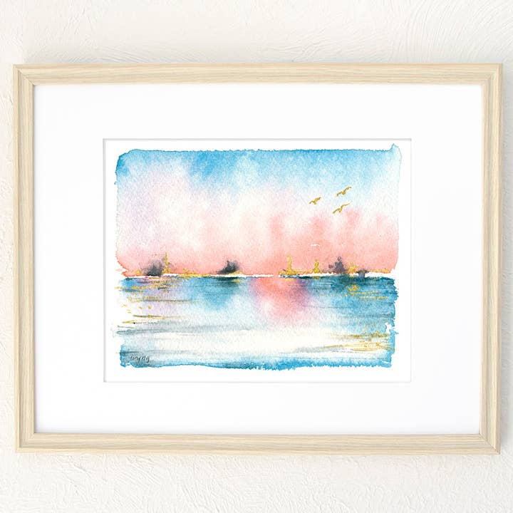 Hong Kong Beach 01 | Art Print for wholesale by Ivywild Studio