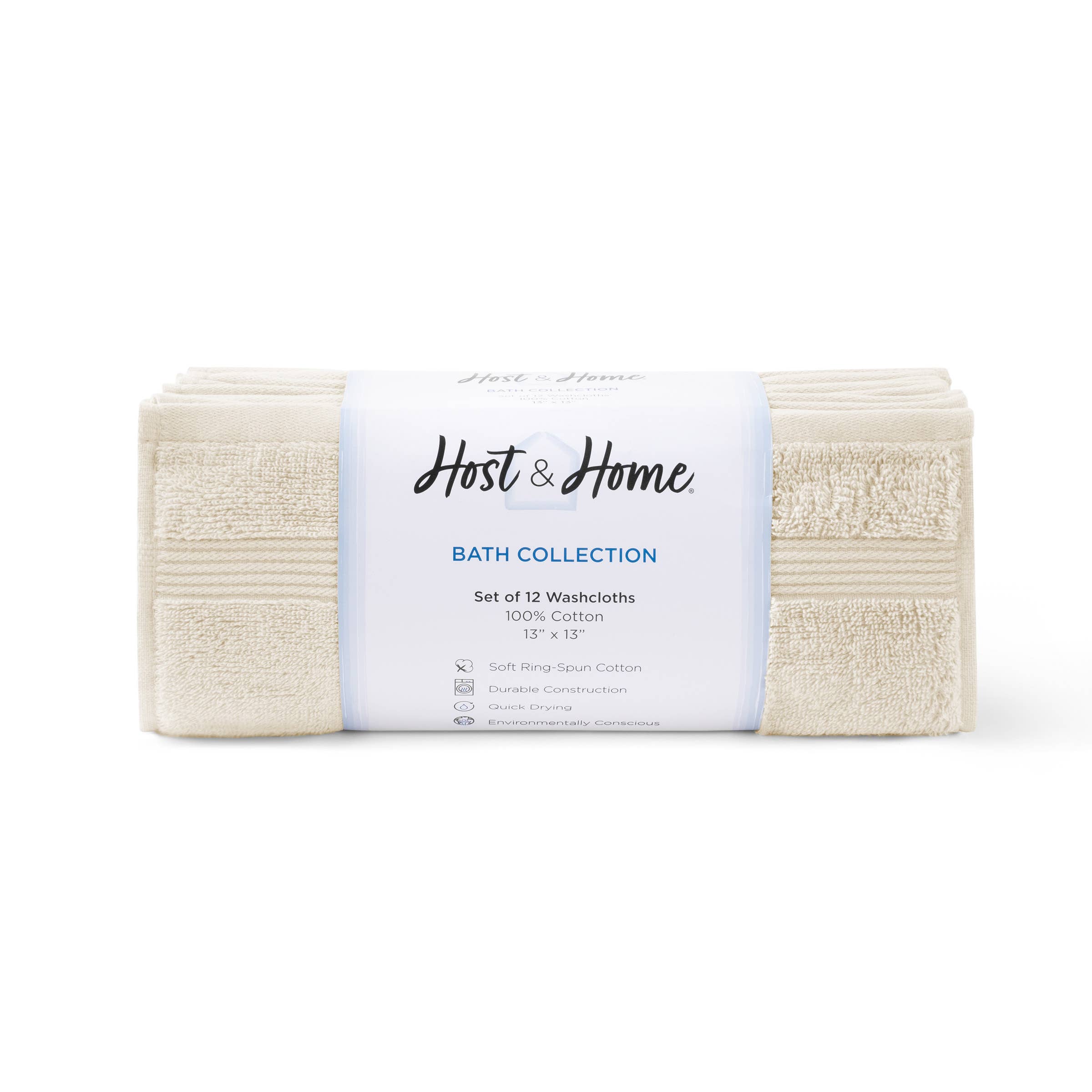 Arkwright Home - Wholesale Wash Cloth - Host & Home Soft Cotton Washcloths (12 Pack), 13x13, 400 GSM7