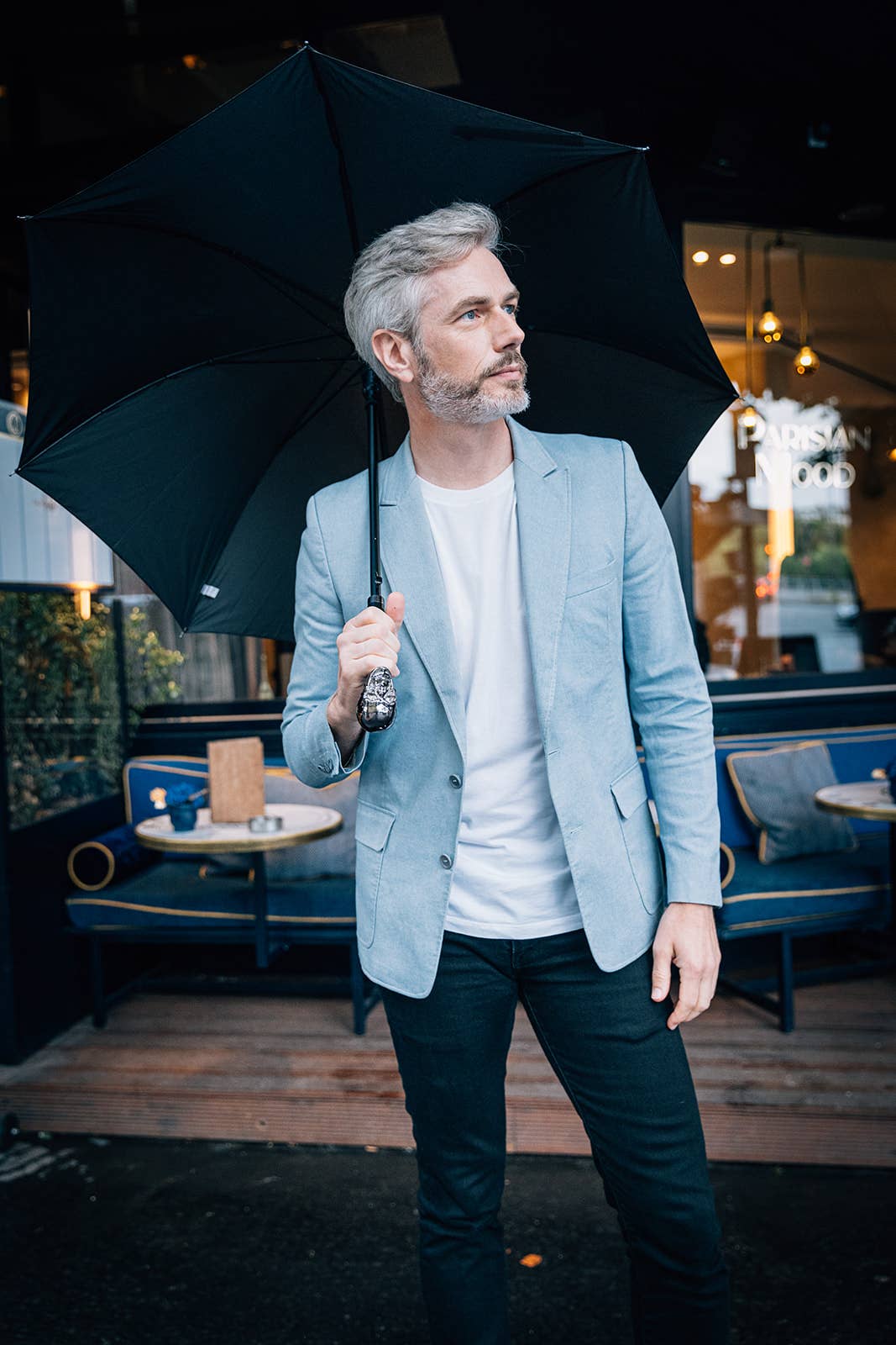 SMATI - Wholesale Umbrella - Men's - Umbrella Cane Man Skull3