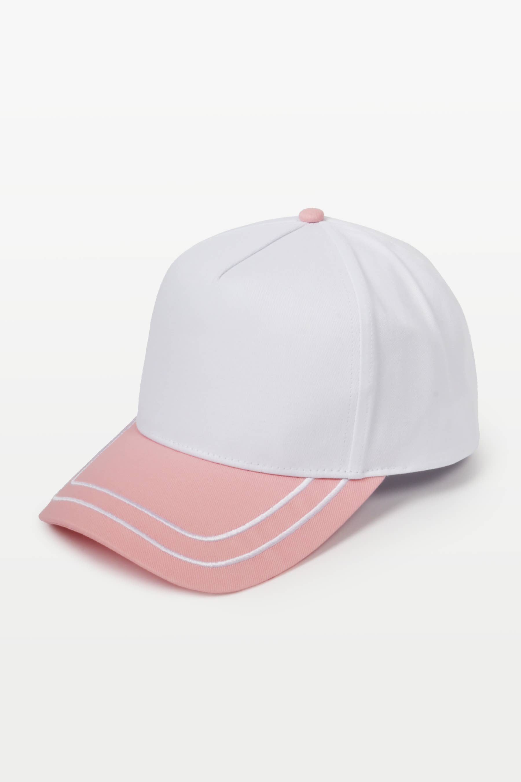 David And Young - Wholesale Baseball Cap - Unisex - Retro Stripe Brim Two Tone 5-Panel Cap1