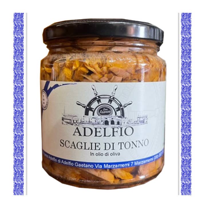 Emporio Sicilia – wholesale Tinned fish – Sicilian Tuna Flakes In Olive Oil - Adelfio0