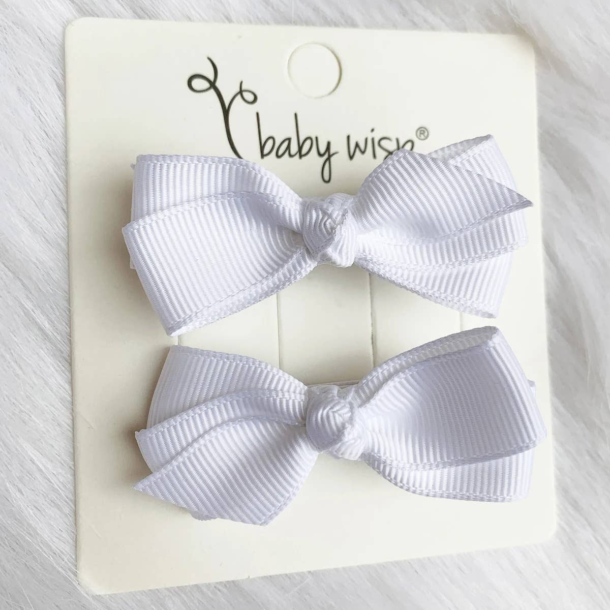 Baby Wisp - Wholesale Hair Bow - Kids - Girls Boutique Ribbon Hair Bows Knotted Bows Hair Clips0