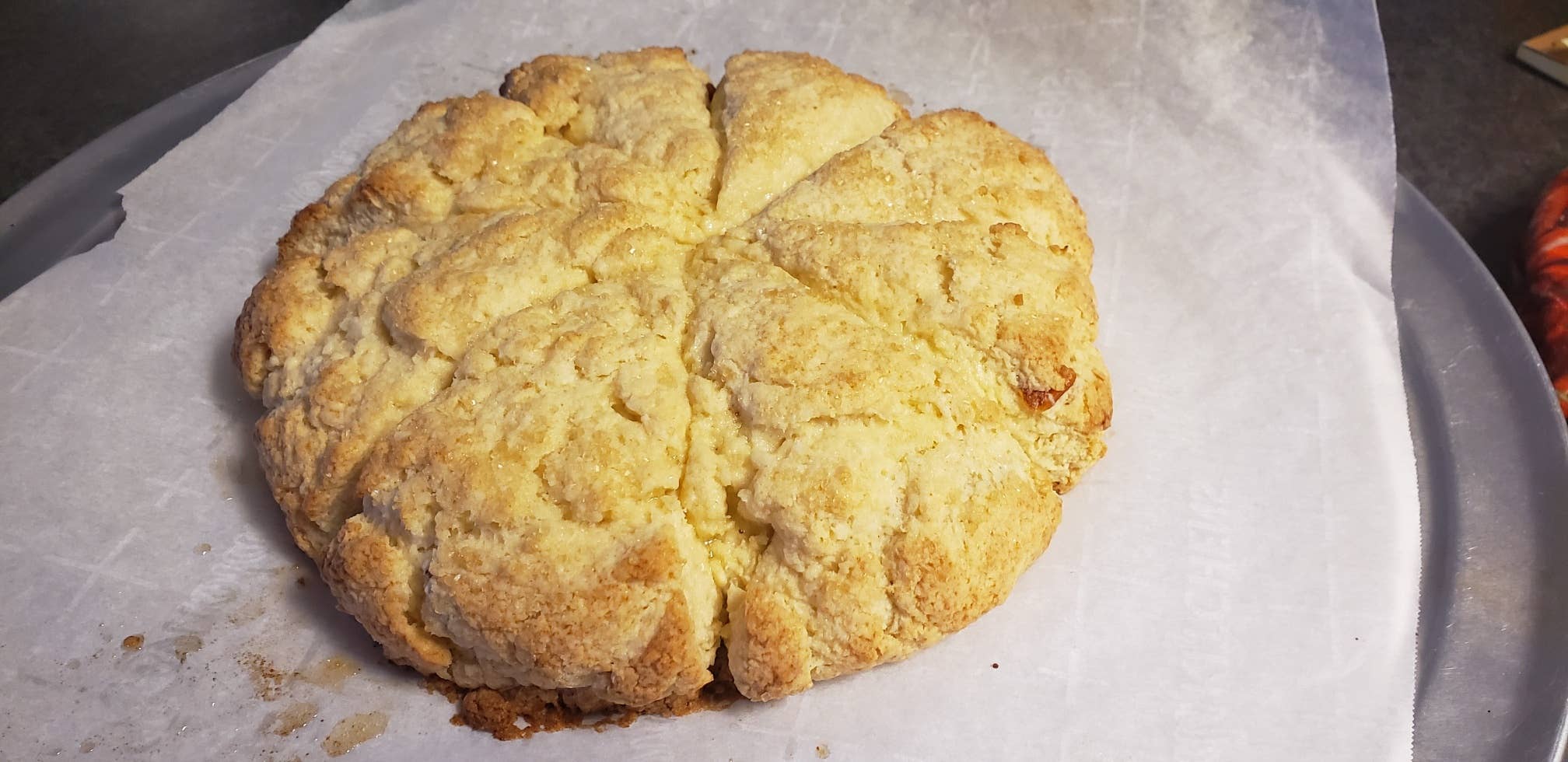 Papa Ray's Marketplace - Vente Préparation pour biscuits - Mélange à scones aux pêches et à la crème5