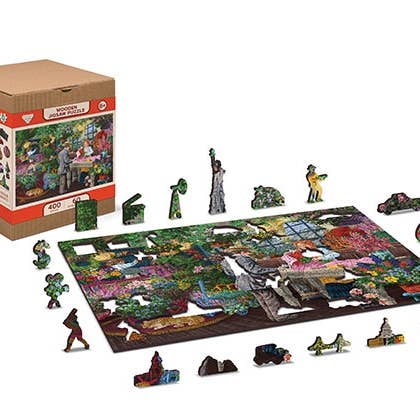 HQ Kites & Designs - Wholesale Puzzle - Adult - Wooden City Puzzle -The Florist's, Large1