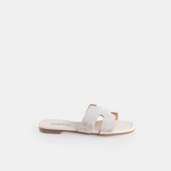 Diamond Beige Flip Flops for wholesale on Faire1