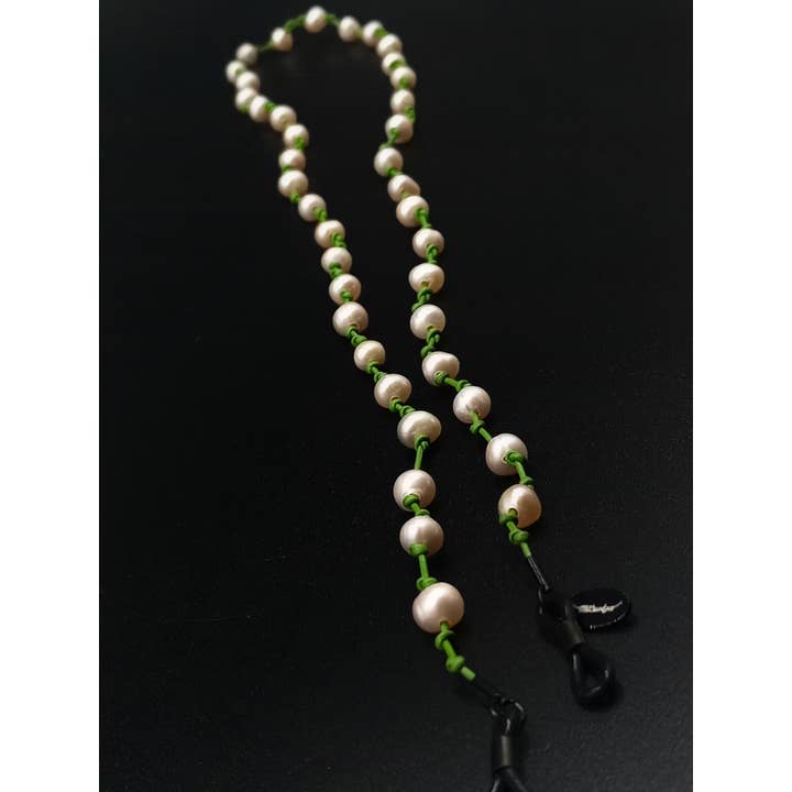 MiCuelga - Wholesale Eyewear Cases & Holders - Women's - PERLA Helena Rose in Green LEATHER for Glasses1