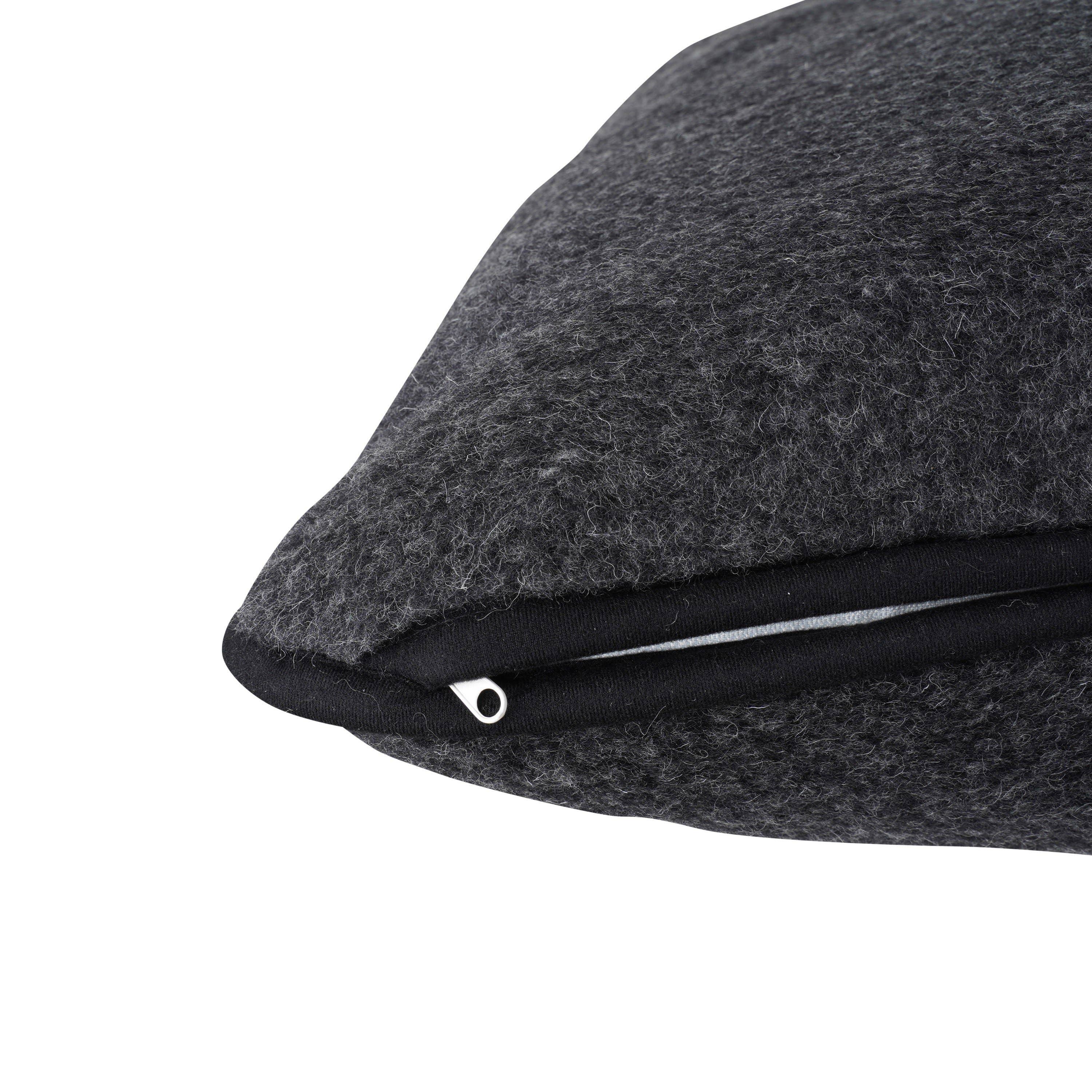 Native Natural - Venta al por mayor Almohadas lumbares - Almohada lana merino - negro3