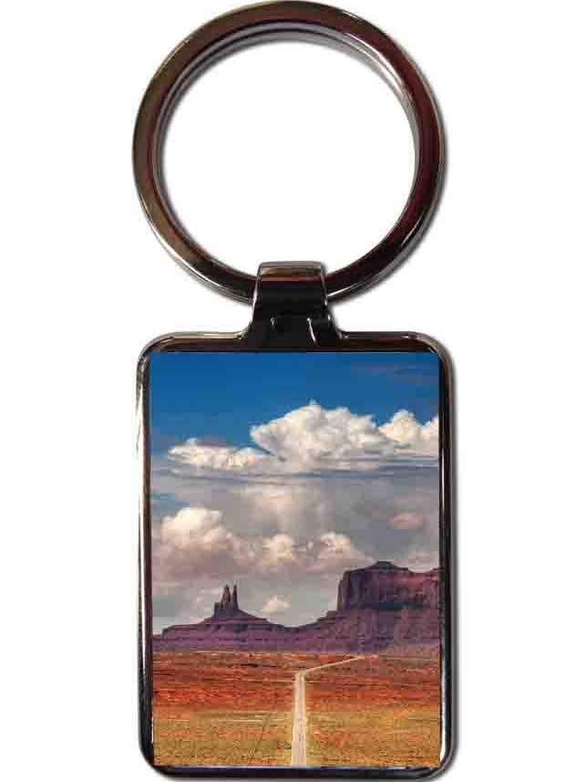 Schlüsselanhänger Stahl Monument Valley für den Großhandel von DB GROUP SRL