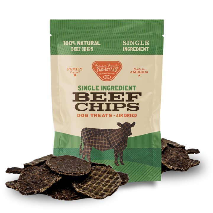 Beef Chips for wholesale by Gaines Family Farmstead