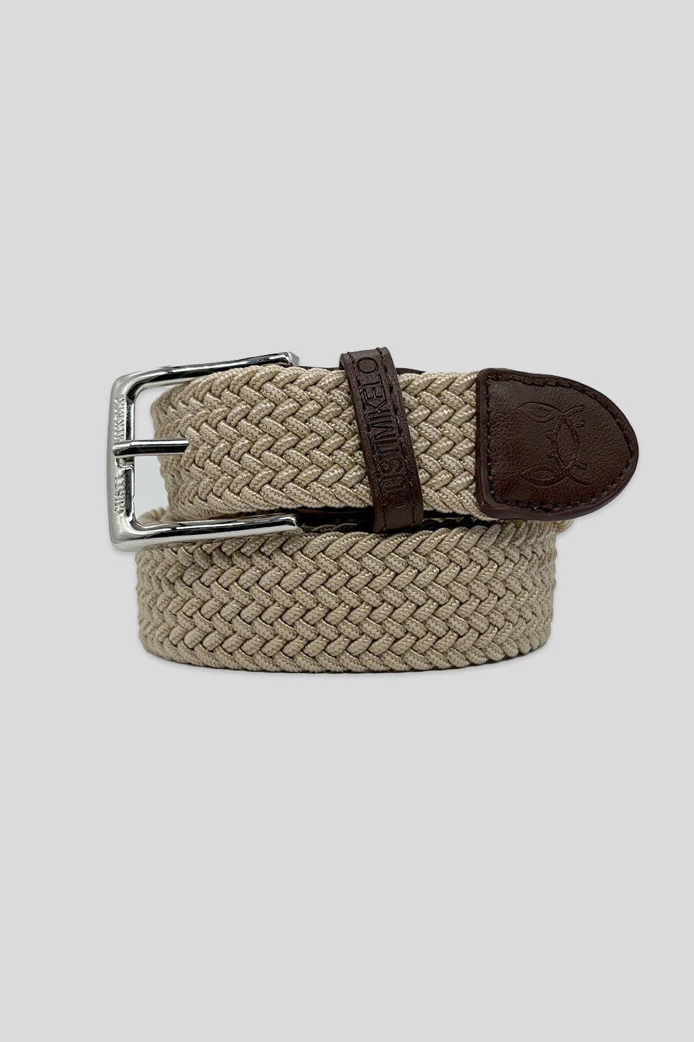 Custi Mikelo: Made in Spain - Wholesale Belt - Men's - Beige Braided Belt | 11
