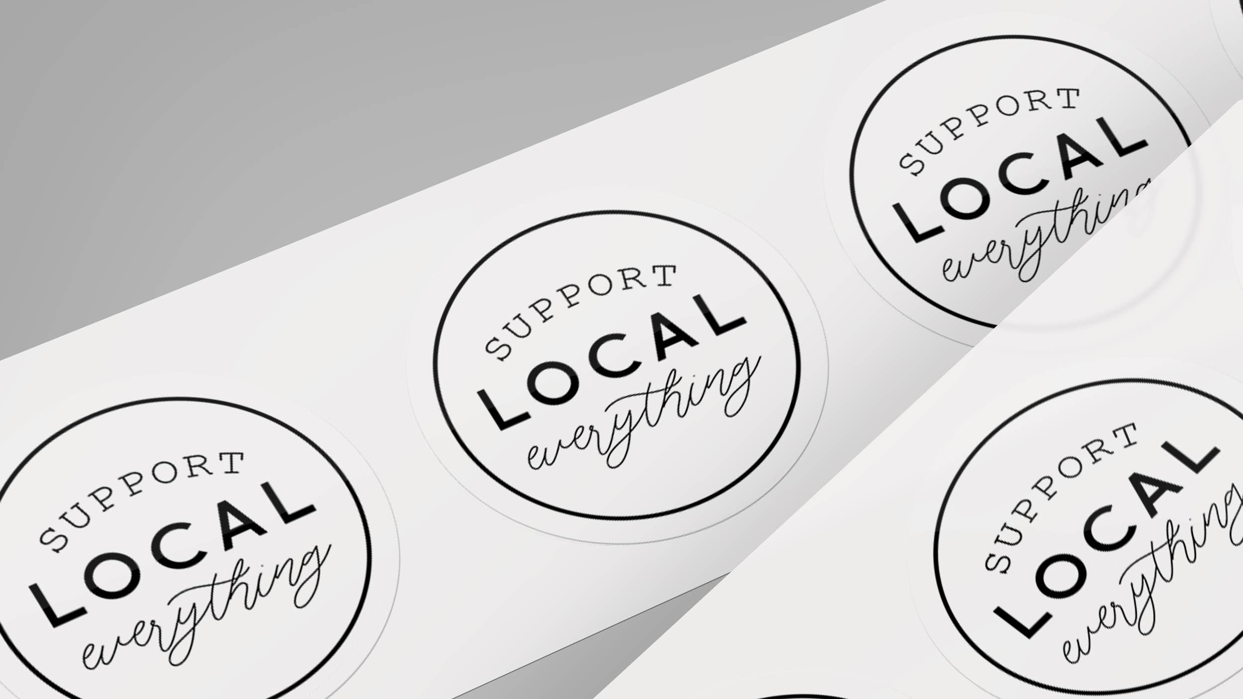 Send Me a Dream - Wholesale Sticker - Support Local Everything Packaging Sticker Roll1