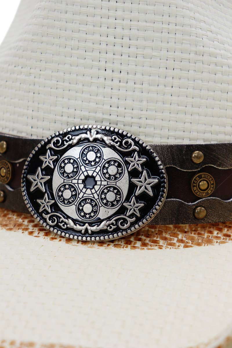 Ivoor NRA Mangum Embleem Cowboyhoed voor groothandel op Faire3