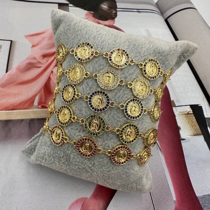 Virgencita Color Bracelet for wholesale by E ACCESORIES JEWERLY