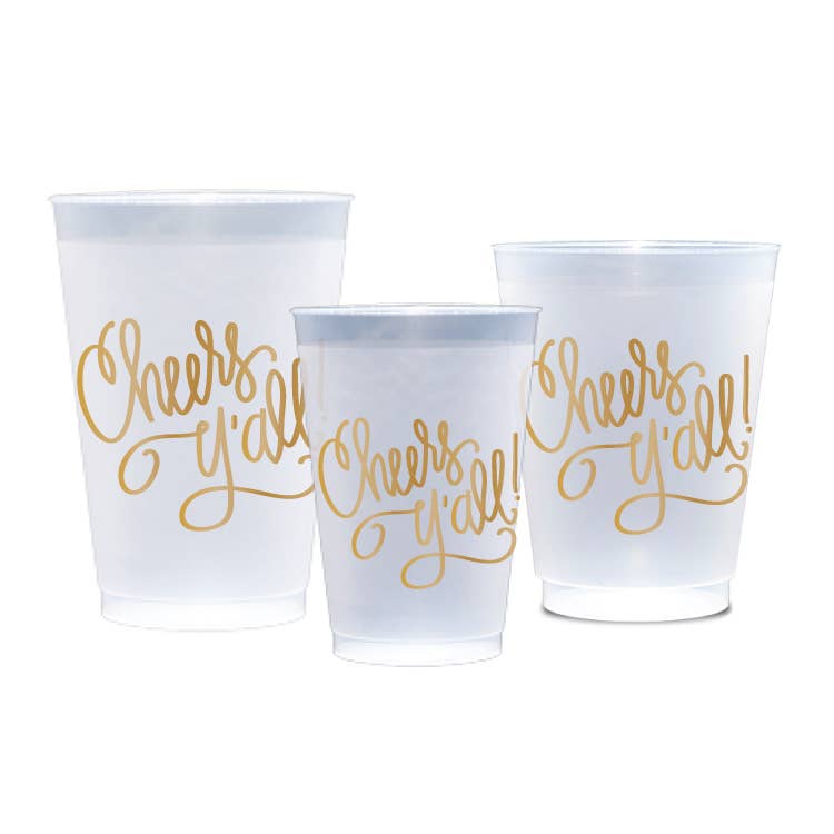 Natalie Chang - Wholesale Disposable Cup - Cheers Y'all | Cups & Napkins (ALL)1