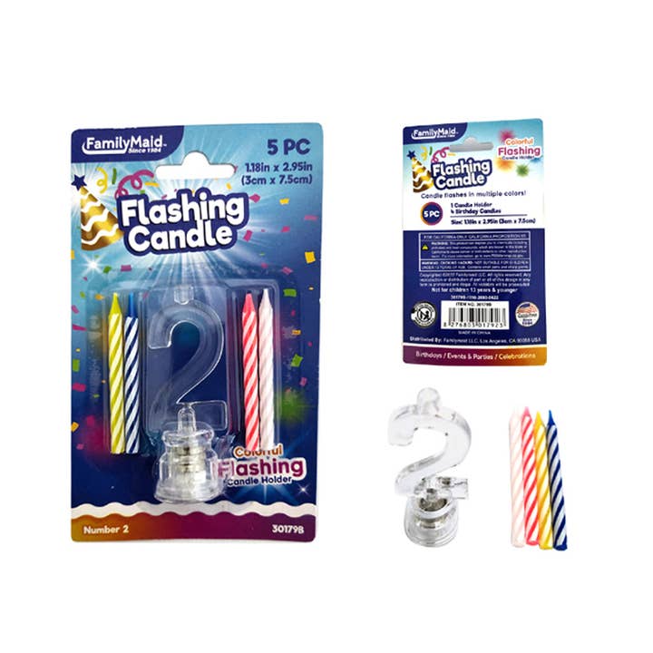Juego de 5 Portavelas Parpadeantes #2 para venta al por mayor de Deluxe Import Trading