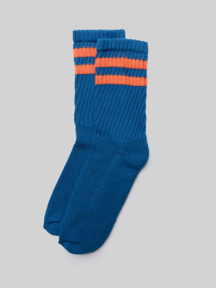 American Trench - Wholesale Socks - Unisex - Retro Double Stripe