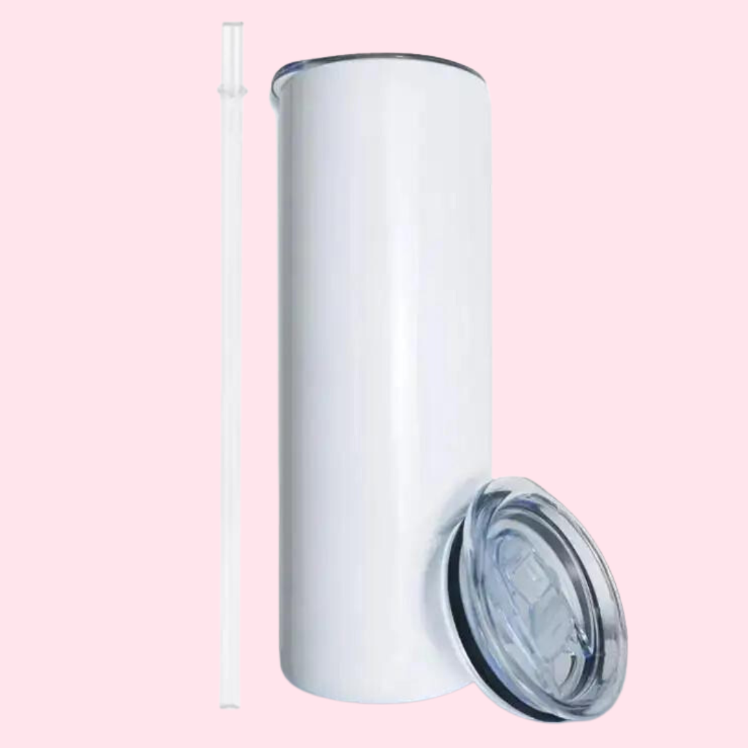 One Stop Cups - Wholesale Insulated Mug/Tumbler - 20oz Blank Sublimation Straight Skinny Tumbler1